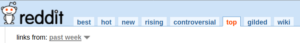 Reddit Top Weekly Links